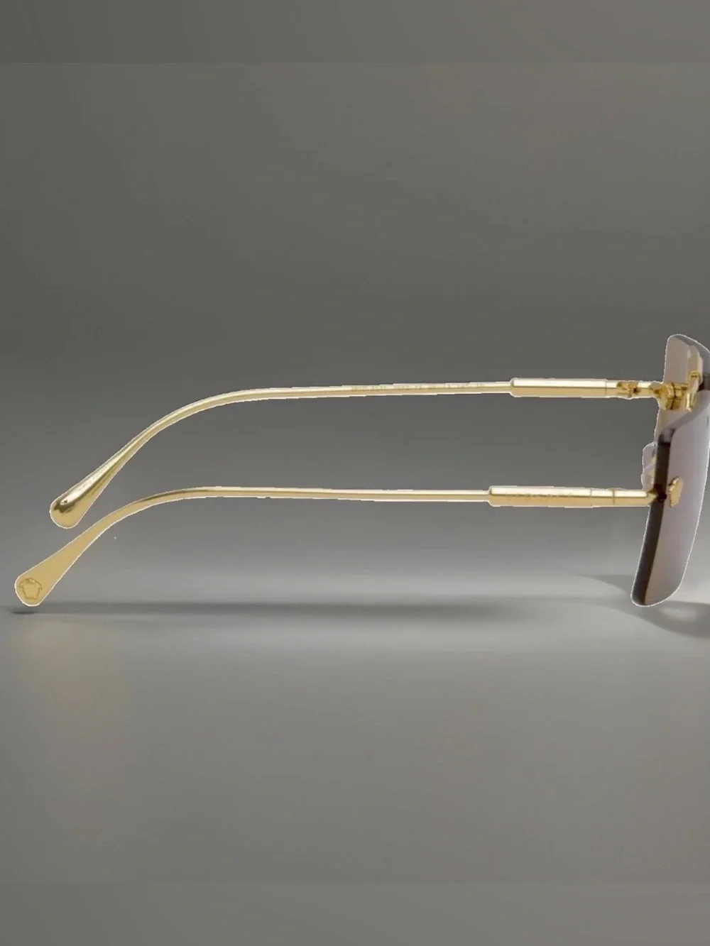 NEW VERSACE VE2245 1002/73  UNiSEX GOLD / BROWN SUNGLASSES 60-13-145  LUXURY SET